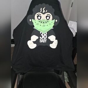 Black Graphic 4kt-Shirt